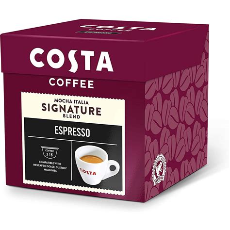 Costa Signature Blend Espresso Dolce Gusto 16 Capsule Pack