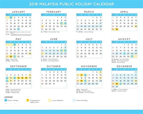 2020 Malaysia Public Holiday Calendar Billytarohart