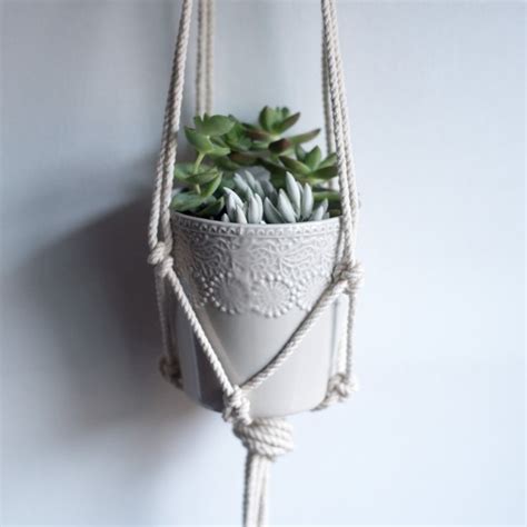 Diy Macrame Hanging Planter Likely By Sea