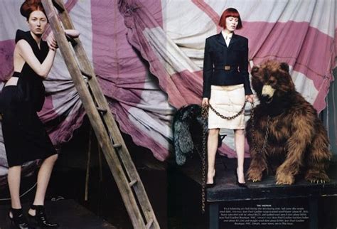 The Greatest Show On Earth Karen Elson Maggie Rizer And Liya Kebede At The Circus By Steven