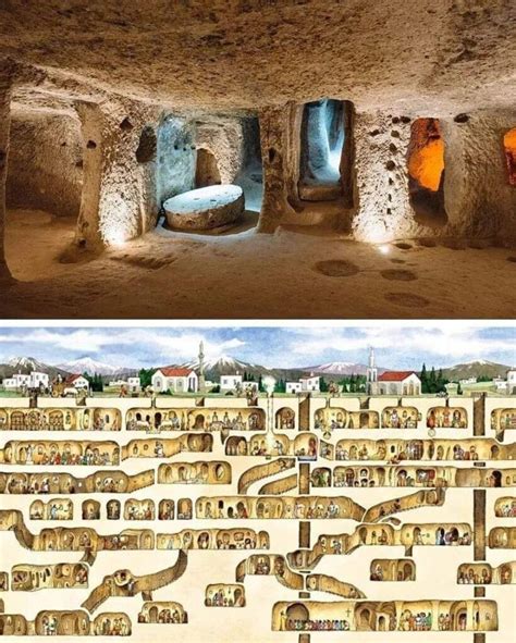 Derinkuyu Is The Largest Excavated Underground City