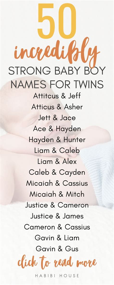 Adorable Baby Boy Names For Twin Boys