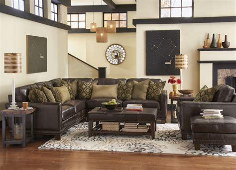 Leather Sectional 1373 Sect By Flexsteel Furniture At Missouri Furniture