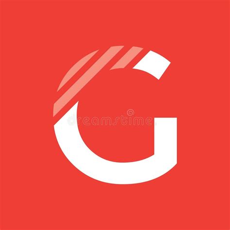 Letter G Vector Illustration Decorative Design Stock Vector