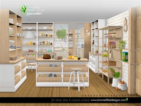 The Sims Resource Naturalis Pantry Room