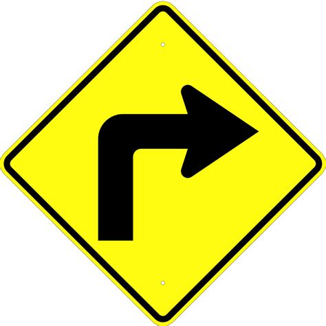 Turn Right Symbol Sign Us Signs And Safety