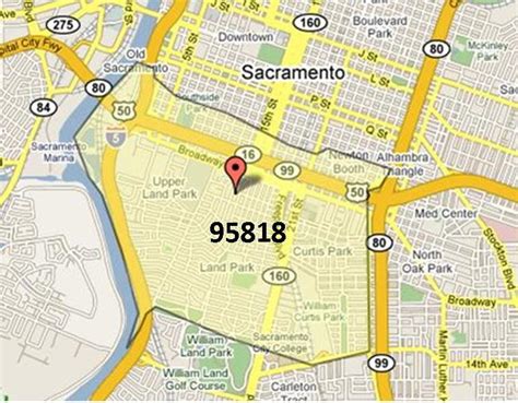 Zip Code Map Sacramento Ca Map
