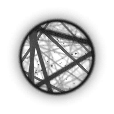 A Black And White Photo Of The Inside Of A Circular Object