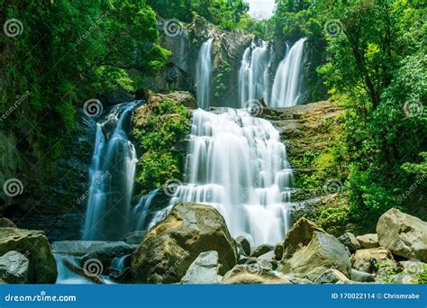 The Tapering Nauyaca Waterfalls In Costa Rica A Majestic Cascading