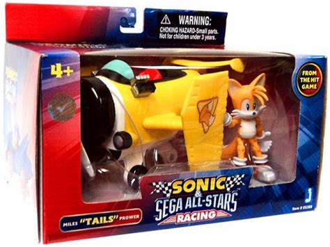 Sonic The Hedgehog Sega All Stars Racing Miles Tails Prower With Plane