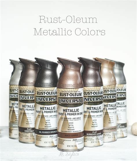 Rust Oleum Hammered Spray Paint Color Chart
