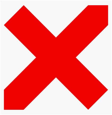 Red Cross Mark Wrong Incorrect Transparent Background Wrong Png Png Download