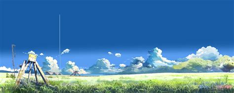 Wallpaper Landscape Anime Sky Field Manga Wind Horizon Makoto