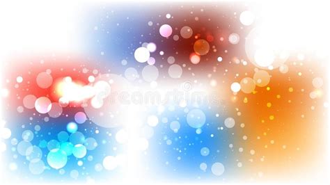 Colorful Blurred Lights Background Vector Graphic Stock Vector