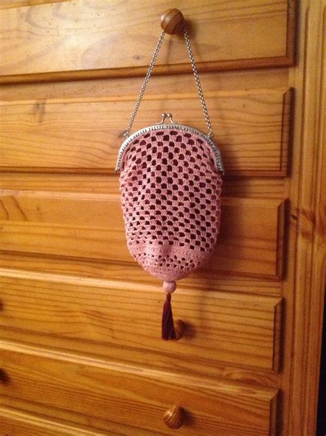 Replica Reticule Early Th Century Cotton Handcrafted