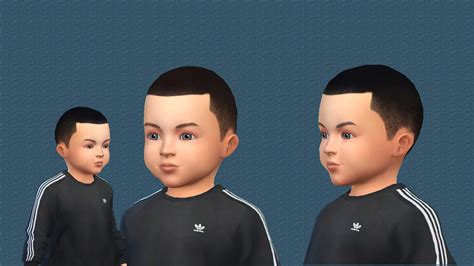 Simsworkshop Very Short Almost Bald Haircut For Toddlers Sims 4 Hairs