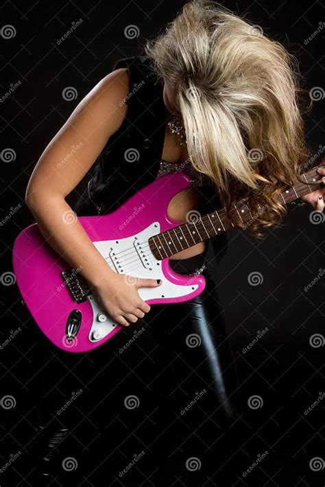 Guitar Rock Star Stock Image Image Of Musician Rock 12336181
