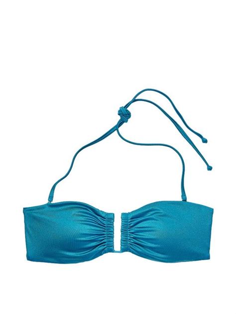 Essential Bandeau Bikini Üstü Kıyı Mavisi Vs26482197 Victorias