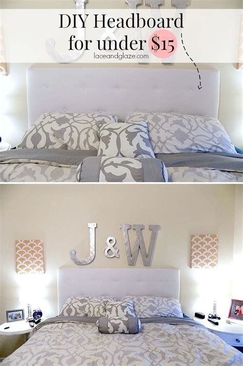 Diy Headboard For Under 15 Super Easy To Make And Saves You A Lot Of