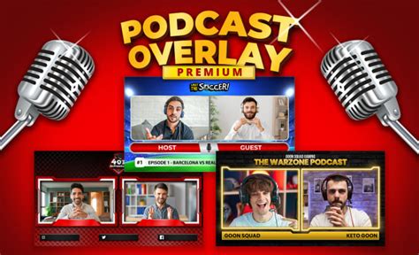 Design Your Podcast Overlay And Graphics Template By Dwifeb Fiverr