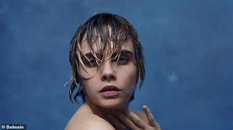 Cara Delevingne Goes Completely Nude As She Strips Down For New Balmain
