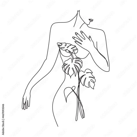 Sexy Woman Vector Line Drawing Sex Scene Drawing One Line Art Sexy Drawing Erotic Wall Art