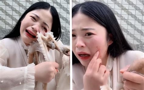 Mainland Follies Woman Mocked After Livestreaming Herself Eating Live