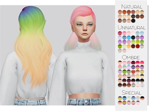 The Sims Resource Leahlillith`s Palace Hair Retextured Sims 4 Hairs