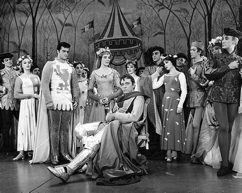 Scene From The Original Broadway Production Of The Musical Camelot At