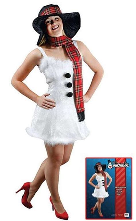 Snowgirl Adult Snowman Costume