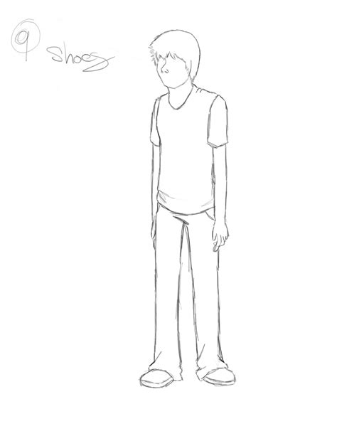 How To Draw A Man Standing Sideways Today Ill Show You How To Draw A