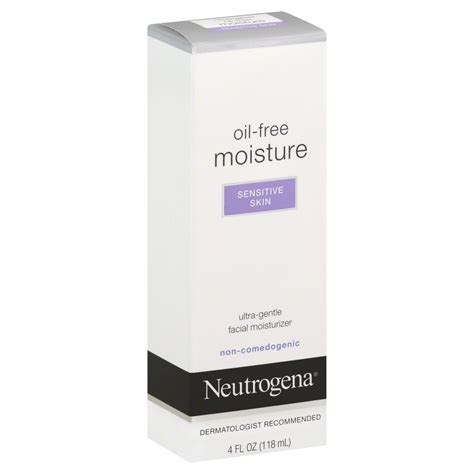 Neutrogena Facial Moisturizer Oil Free Moisture Sensitive Skin 4 Fl