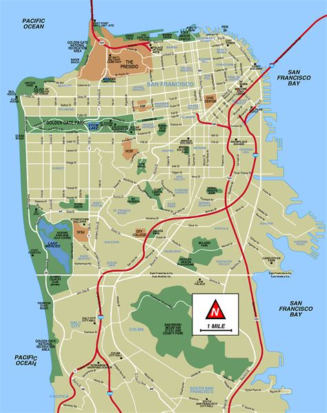 San Francisco Map TravelsFinders