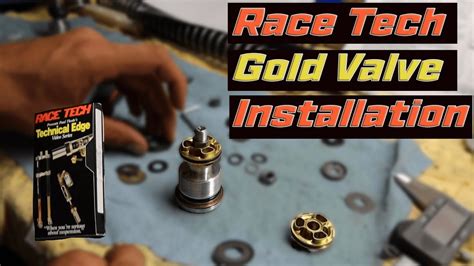 How To Install Racetech Fork Gold Valvesshim Tutorial Youtube