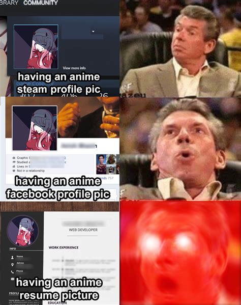 If You Have An Anime Profile Pic Your Opinion Doesnt Count Rdankmemes