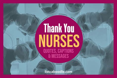 We did not find results for: 100+ Ways to Say Thank You Nurses | listcaboodle.com