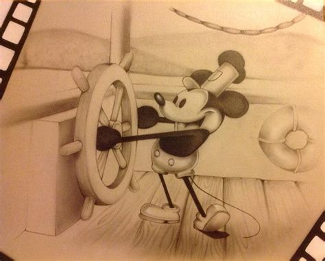Mickey Mouse Original Airbrush Painting On Canvas Etsy Air Brush