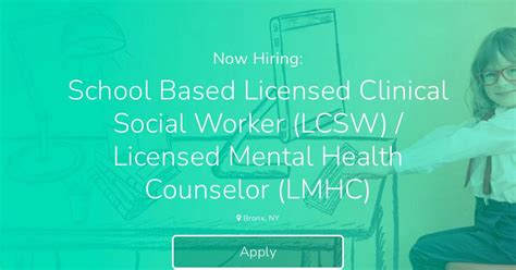 School Based Licensed Clinical Social Worker Lcsw Licensed Mental
