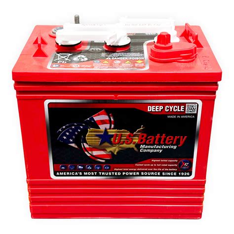 2 Pc Us Battery Gc2 Us2200xc2 6v 232a Deep Cycle Flooded Acid Battery