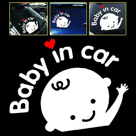 Car Sticker Car Styling Cartoon Car Stickers Vinyl Decal Baby On Board