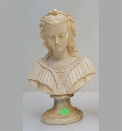 Sold Price Italian Alabaster Bust Sculpture Of A Lady By Arnoldo