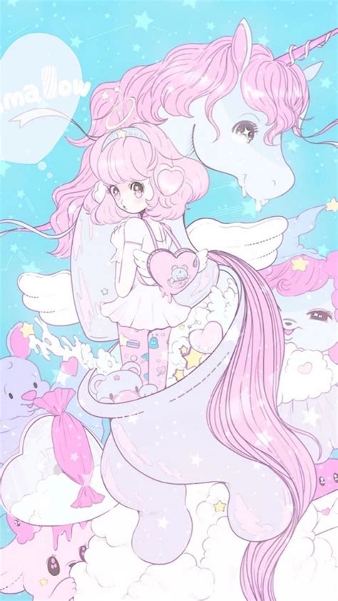 Unicorn Anime Girl Wallpaper Anime Wallpaper Hd A7b