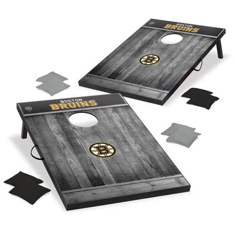 Wild Sports Boston Bruins 24 In W X 36 In L Cornhole Bag Toss 1 16023