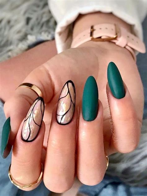 Emerald Green Nails 45 Gorgeous Looks And Ideas To Try Green Nail