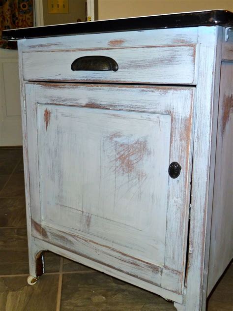 Decoart satin enamel cabinet paint. a few good pieces...: vintage enamel-topped cabinet