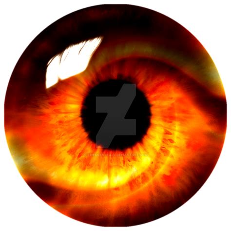 Orange Swirl Eye Enhanced By Thesilentfall On Deviantart
