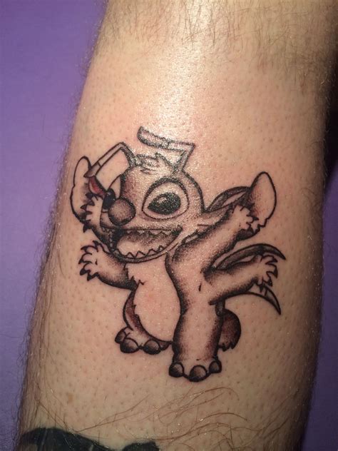Lilo And Stitch Tattoo New Favorite Tattoo Done By Jerry Mealy
