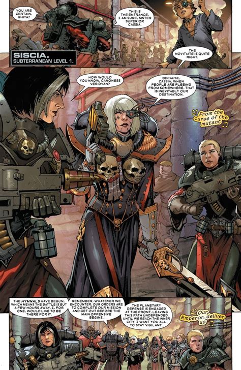 🕹️el Cómic De Warhammer 40k Sisters Of Battle Está Atrapado En El