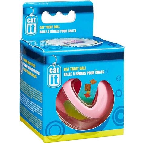 Catit Treat Ball Pink Interactive Cat Toy For Sale Online Ebay