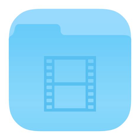 Folder Video Icon Ios 8 Iconpack Eatosdesign